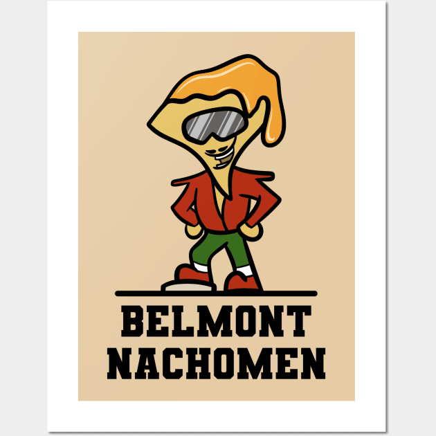 Belmont Nachomen - Minorest League Baseball Wall Art by WatershipBound